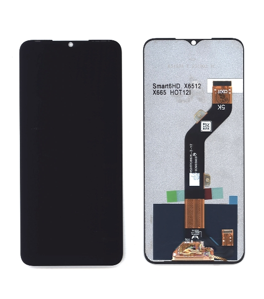 Дисплей для Infinix Hot 12i (X665B) в сборе с тачскрином черный