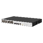 Коммутатор POE управляемый гигабитный уровня 2, 24 порта 10/100/1000Base-T с поддержкой PoE, 4 порта 100/1000BASE-X (SFP), бюджет POE 370W, фото11