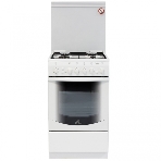 Плита газовая De Luxe 5040.31г(кр) ЧР белый, конфорок 4 шт, духовка 46 л, 50 см x 85 см x 50 см, фото3