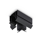 GL1044 BK черный коннектор Т-образный для корпуса в натяжной потолок Magnetic 220V 140*100*61, фото4