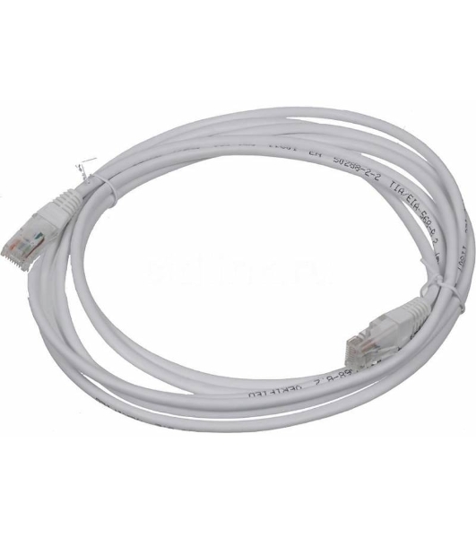 Патч-корд LANMASTER UTP RJ-45 (m)-RJ-45 (m) cat.5e 3м белый