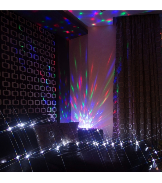 Диско-лампа Neon-night светодиодная в компактном корпусе, 230 В