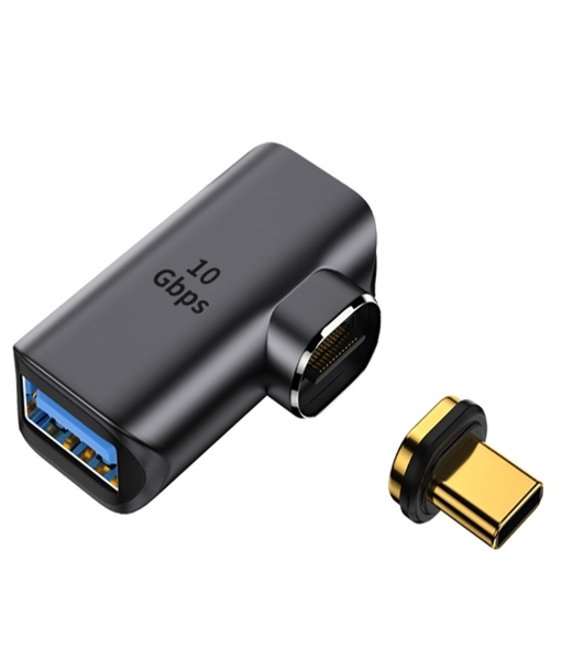 Переходник Type-C папа на USB 3.1 мама с магнитным разъемом