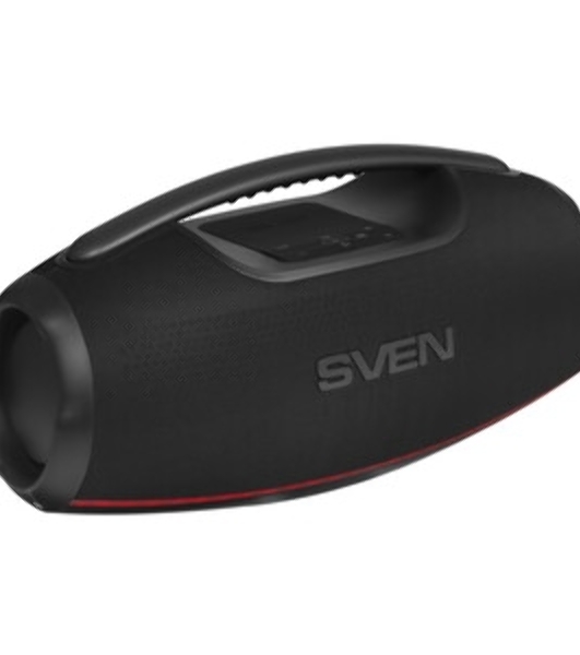 Портативная акустическая система SVEN PS-990, черный, 2.0, 2x90 Вт (RMS), IPx7, TWS, Bluetooth, USB, аккумулятор