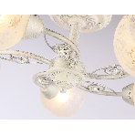 Светильник Ambrella light TR3062/5 WH/SL/FR белый/серебро/белый матовый E27/5 max 40W D615*245, фото 1