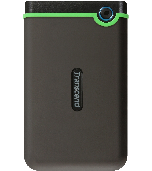 Внешний HDD 2.5' Transcend StoreJet 25M3, 1TB, USB 3.2 Gen 1 Type-A, 5400 rpm, серый