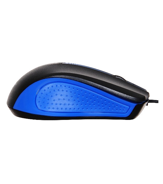 Мышь проводная Acer OMW011 черный/синий, 1200 dpi, USB, кнопки - 3