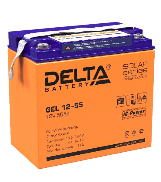 Батарея для ИБП Delta GEL 12-55