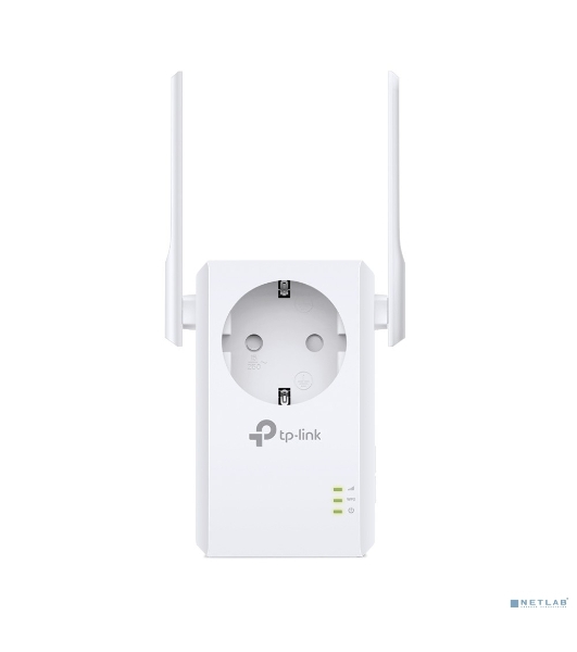 Сетевой адаптер TP-Link SOHO TL-WA860RE 300Mbps Wireless N Wall Plugged Range Extender with AC Passthrough, QCA(Atheros), 2T2R, 2.4GHz, 802.11b/g/n, 1 10/100Mbps LAN port, Range Extender button, Range Extender mode, suppo поставляется без кабеля RJ-45