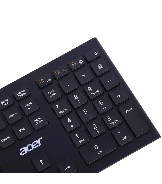 Клавиатура беспроводная Acer OKR010, USB, Радиоканал, черный