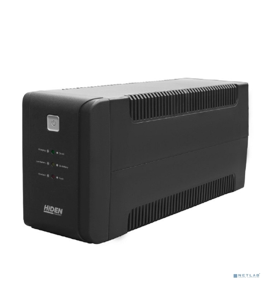 Источник бесперебойного питания HIDEN EXPERT ULS600E 600ВА/360Вт Линейно-интерактивный, 2xSchuko LED, USB, встроенный АКБ 1x12B/7Ач УТ-00002465