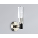 Светильник настенный Ambrella LH55507 SN/BK/CL сатин никель/черный/прозрачный E14 max 40W 120*100*250, фото6