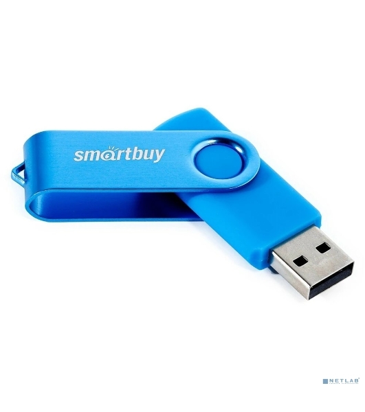 Флешка USB Smartbuy Twist Blue (SB008Gb2TWB), 8Gb, USB 2.0, R/W 15/5, синий