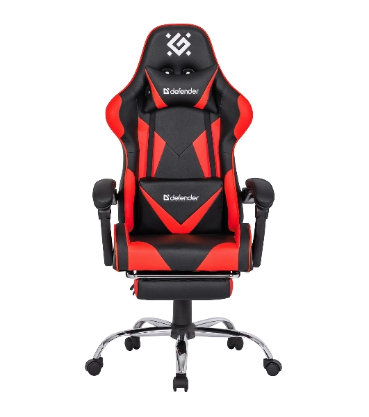 Кресло игровое Defender PILOT RED/BLACK