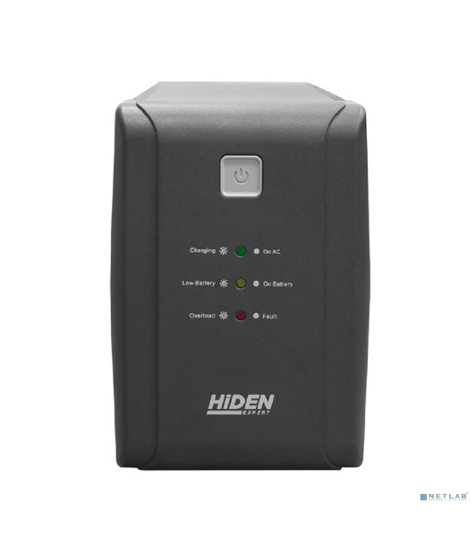 Источник бесперебойного питания HIDEN EXPERT ULS600E 600ВА/360Вт Линейно-интерактивный, 2xSchuko LED, USB, встроенный АКБ 1x12B/7Ач УТ-00002465