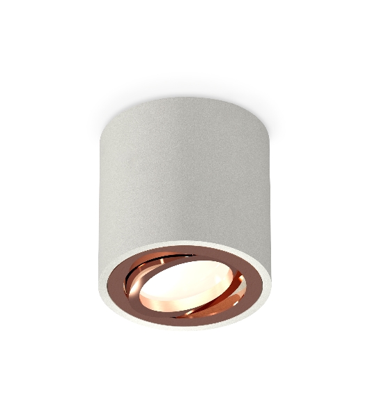 Светильник Ambrella Light XS7533005 SGR/PPG серый песок/золото розовое полированное MR16 GU5.3 (C7533, N7005)