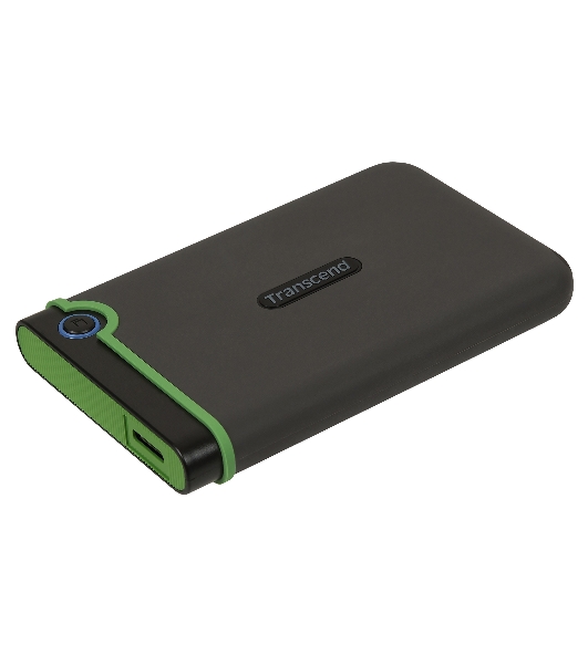 Внешний HDD 2.5' Transcend StoreJet 25M3, 1TB, USB 3.2 Gen 1 Type-A, 5400 rpm, серый
