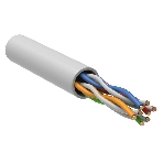 Кабель витая пара U/UTP кат.5e 4х2х24AWG solid LSZH GENERICA белый 305м (м) ITK, фото 1