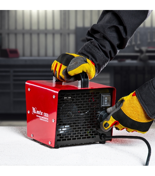 Тепловая пушка керамическая MTX SHCL-2000, квадратная, 230 В, 125 м3/ч, 1/2 кВт