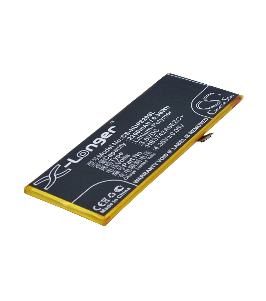 Аккумулятор CameronSino CS-HUP820SL HB3742A0EZC+ для Huawei P8 lite 3.8V, 2200mAh, 8.36Wh