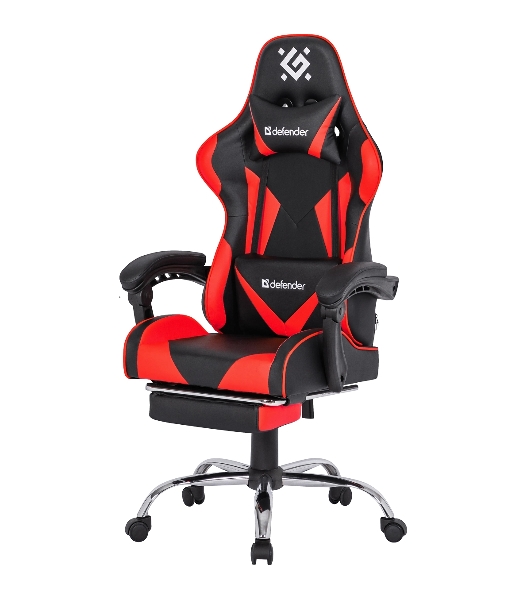 Кресло игровое Defender PILOT RED/BLACK