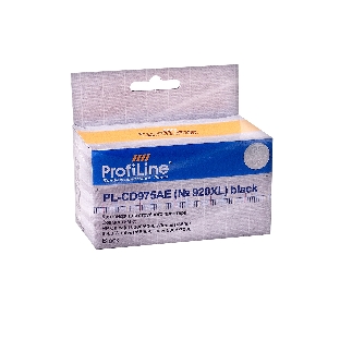 Картридж струйный ProfiLine PL-CD975AE №920XL для принтеров HP officejet 6000/6500/7000 Black водн