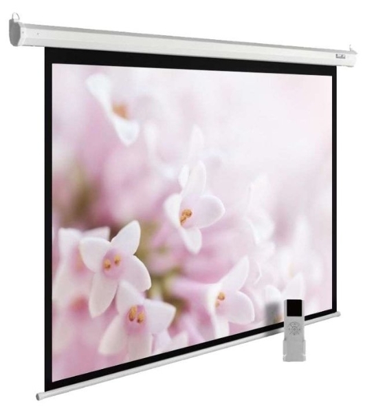 Экран Cactus 240x240 см MotoExpert CS-PSME-240x240-WT 1:1 настенно-потолочный рулонный белый (моторизованный привод)