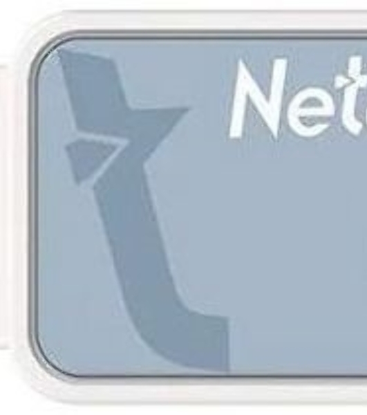 Флешка USB Netac UA31 (NT03UA31N-008G-20BL), 8Gb, USB 2.0, R/W 110/45, синий/белый
