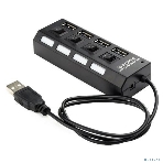 USB-концентратор Gembird UHB-243-AD, USB 2.0, USB 4 порта с подсветкой и выключателем, USB, фото6