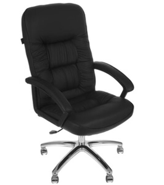 Кресло Бюрократ T-9908AXSN-AB черный, кожа