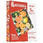Весы кухонные электронные ВАСИЛИСА ВА-020 'Цитрусовый микс': 5 кг, стекло (12), фото3