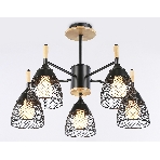Светильник Ambrella light TR8015/5 BK черный E27*5 max 40W D600*385, фото3