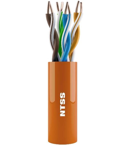 Кабель информационный NTSS NTSS-IN-UTP4-6-LSZH-GY Cat.6 U/UTP 4X2X23AWG LSZH внутренний 305м серый
