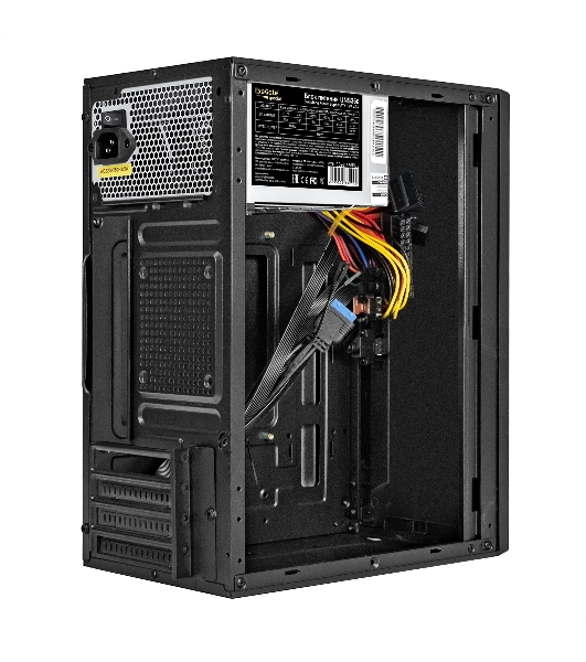 Компьютерный корпус Minitower ExeGate BAA-303U-UNS350 (mATX, БП UNS350 с вент. 12см, 2хUSB+1хUSB 3.0, HD Audio, черный)
