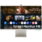 Монитор 31.5' Samsung Smart M8 M80F VA 3840x2160, 60 Гц, 4 мс, 16:9, 400 кд/м², HDMI 2.0, USB-C, USB Hub (2x USB), HDR10+, динамики (2x5 Вт), веб-камера, белый, фото17