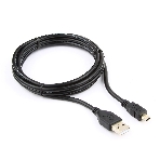 Кабель Gembird PRO USB 2.0 для соед. 1.8м А-miniB (5 pin) позол.конт., пакет, фото 1