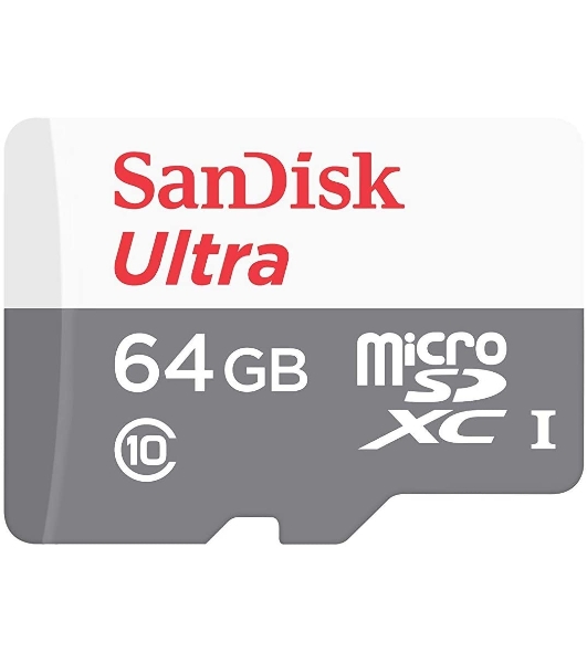 Флеш карта microSD 64Gb SanDisk microSDXC Class 10 Ultra UHS-I 100Mb/s