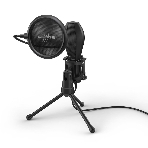 Микрофон проводной Hama Stream 400 Plus 2м черный, фото 1