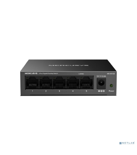Коммутатор настольный Mercusys MS105GS с 5 гигабитными портам