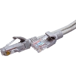 Патч-корд Suprlan 10-0142 UTP RJ-45 вил.-вилка RJ-45 cat.5e 1м серый LSZH 24AWG, фото2