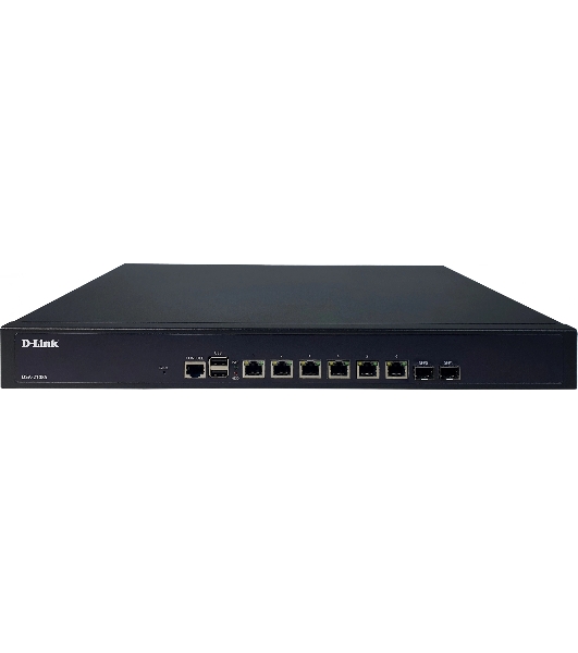 Маршрутизатор D-Link DSA-2108S/A1A, 6×1 Гбит/с + 2×1 Гбит/с SFP, управляемый