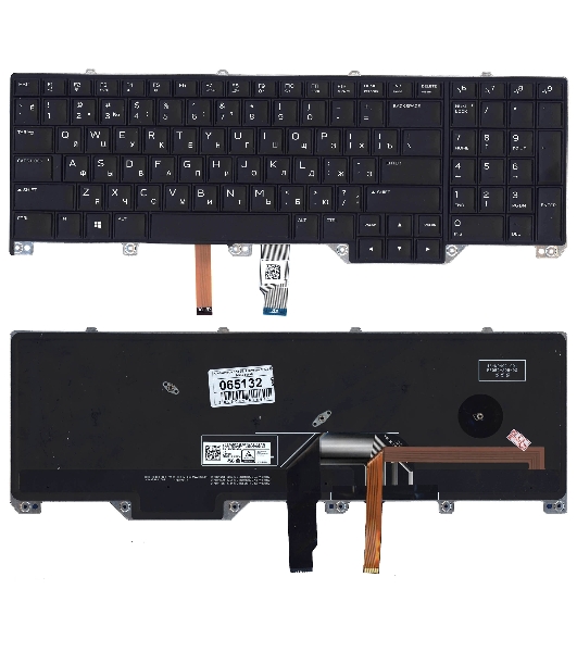 Клавиатура для ноутбука Dell Alienware 17 R4 черная с подсветкой