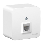 Розетка компьютерная ОП Blanca RJ45 кат.5e изол. пласт. бел. SchE BLNIA045001, фото2