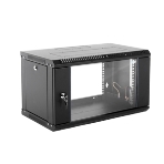 Шкаф коммутационный ЦМО (ШРН-6.650-9005) настенный 6U 600x650мм пер.дв.стекл 200кг черный 600мм 180град., фото10