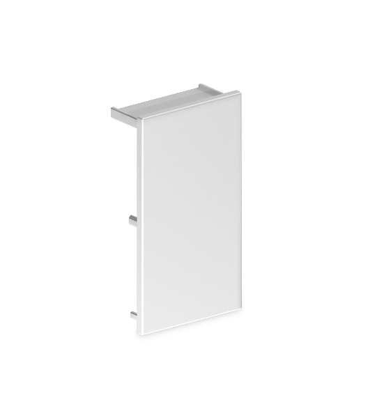 GL1057 WH белый заглушка для шинопровода Magnetic 220V 30.6*56*2 (2шт)
