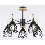 Светильник Ambrella light TR8015/5 BK черный E27*5 max 40W D600*385, фото 1