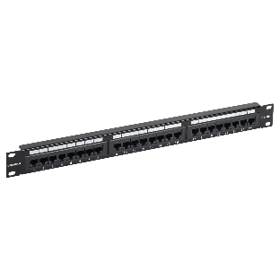 Патч-панель ITK PP24-1UC5EU-K05-G 1U кат. 5Е UTP 24 порта (Krone) GENERICA