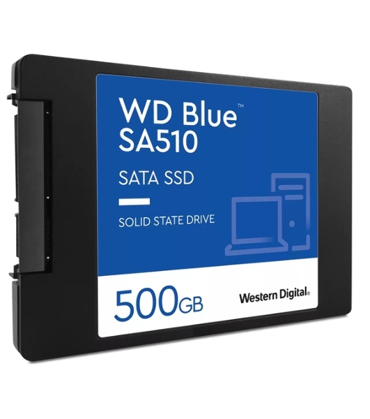 Накопитель SSD WD Blue SA510 WDS500G3B0A, 500GB, SATA III, 2.5', R/W 560/510