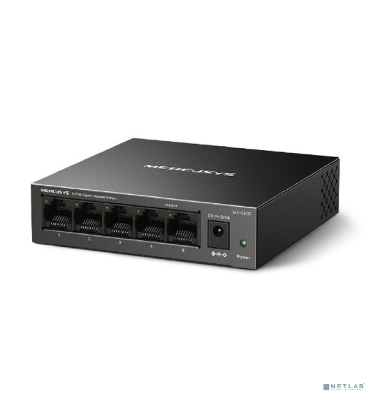 Коммутатор настольный Mercusys MS105GS с 5 гигабитными портам