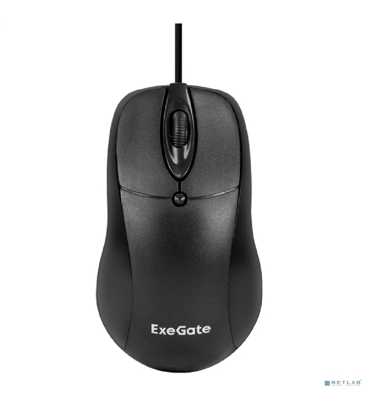 Мышь проводная ExeGate Professional Standard B100L черный, 1000 dpi, USB, кнопки - 3